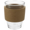 Tasse en verre Brooklyn avec bande de liège 12oz