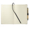 Carnet de notes relié en coton recyclé de 5,5