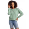 Sweat-shirt Laguna en suède pour femme