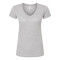 T-shirt Deluxe col en V en mélange de coton pour femmes