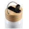 Bouteille Billy en aluminium ECO de 26 oz avec couvercle en bambou FSC