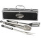 Ensemble BBQ 3 pièces dans un coffret en aluminium