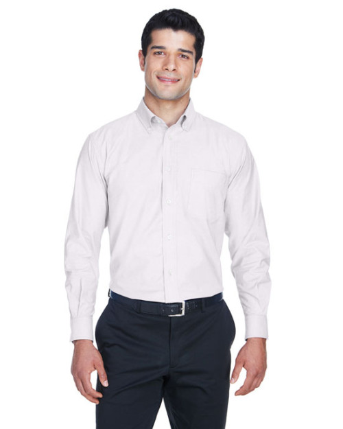 Chemise pour homme oxford à manches longues facile à laver de Harriton